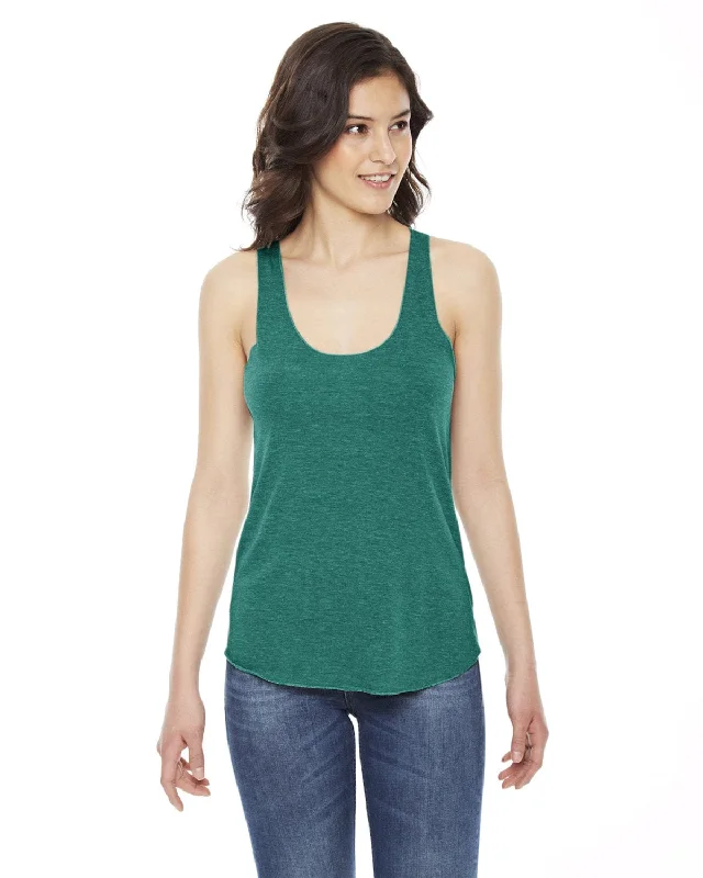 American Apparel Ladies Triblend Racerback Tank | Tri Evergreen