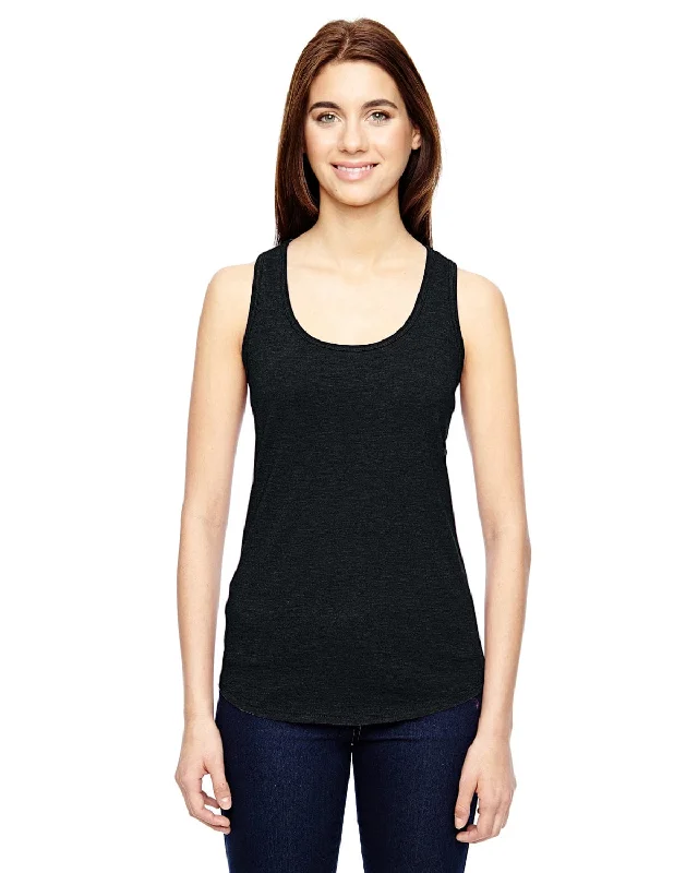 Anvil Ladies Triblend Racerback Tank | Black