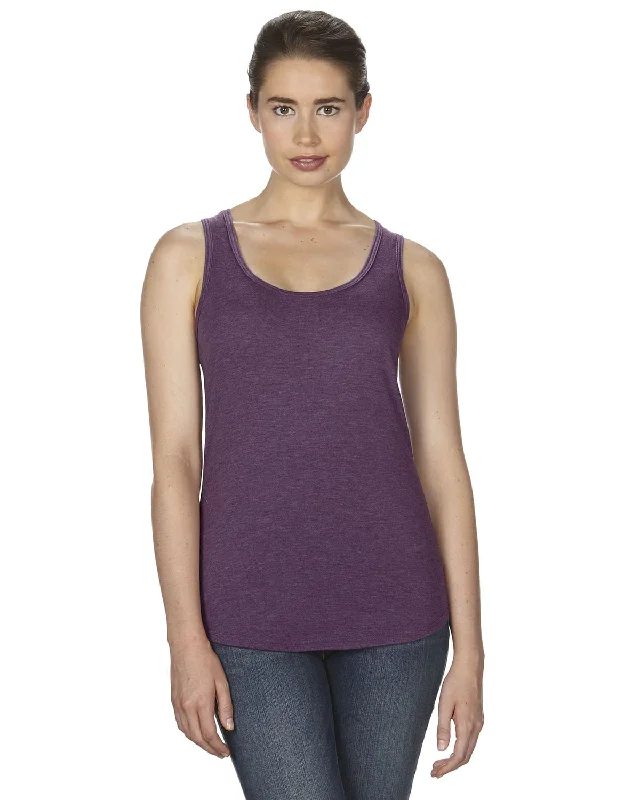 Anvil Ladies Triblend Racerback Tank | Hth Aubergine