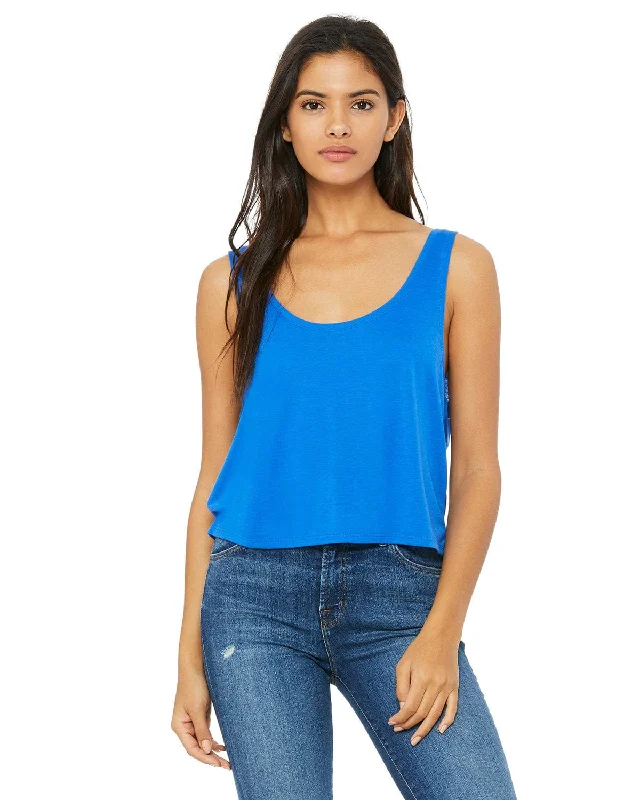 Bella+Canvas Ladies Boxy Tank | True Royal