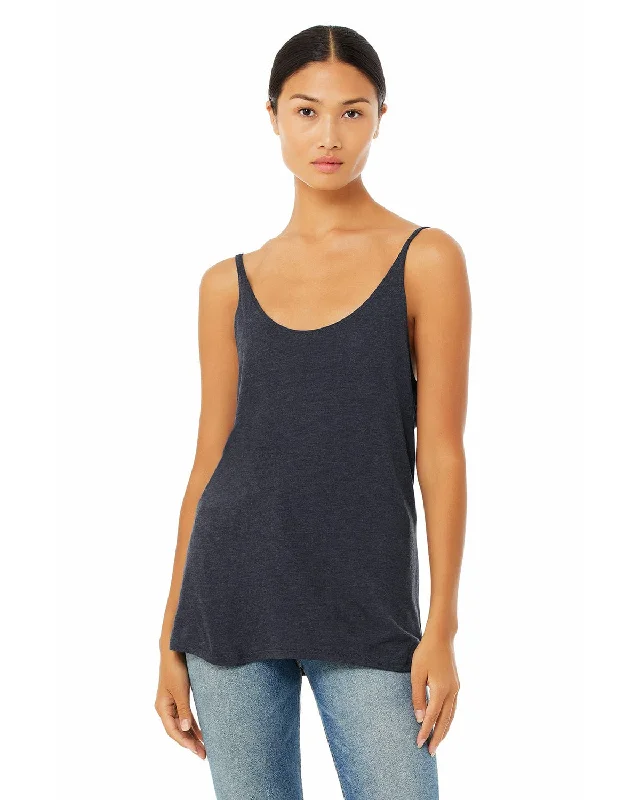 Bella+Canvas Ladies Slouchy Tank | Heather Navy