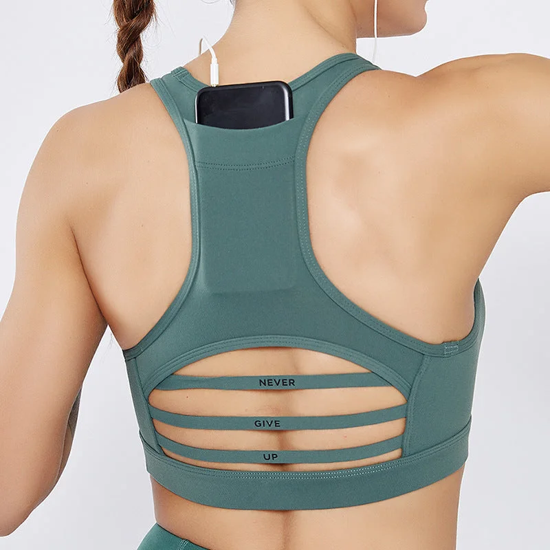 Back Pocket Sports Bra