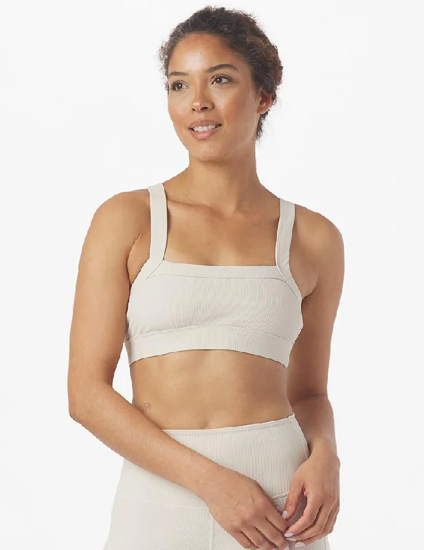 Directional Bra: Oatmilk