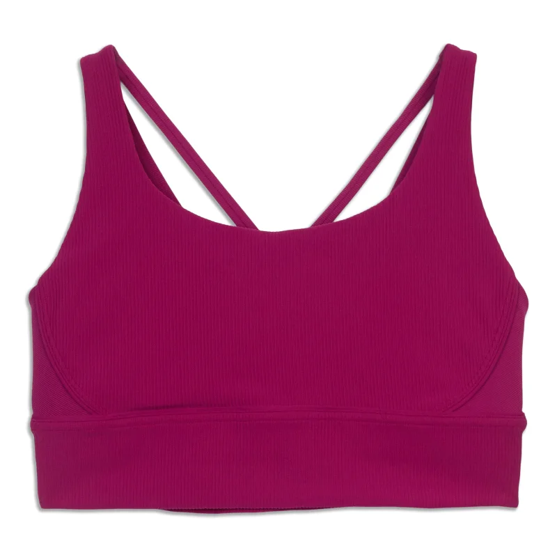 lululemon Energy Ribbed Longline Bra Medium Support, B–D Cups - Resale