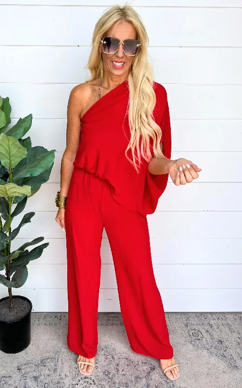 The Savannah One Shoulder Jumpsuit | FINAL SALE