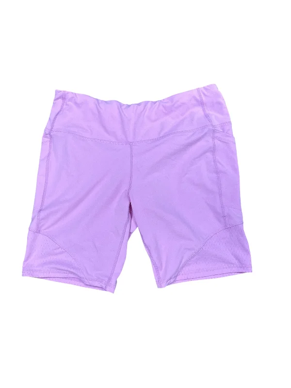 Athletic Shorts By Dsg Outerwear In Purple, Size: 2x