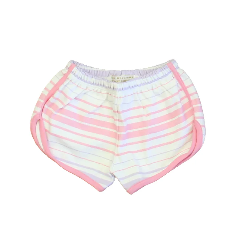 Beaufort Bonnet Company Girls Pink | Purple Stripe Shorts