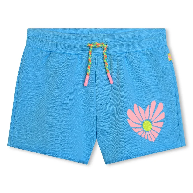 Blue Heart Graphic Shorts