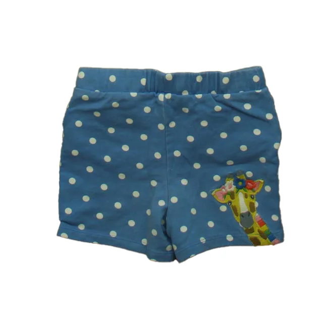 Boden Girls Blue Polka Dots | Giraffe Shorts