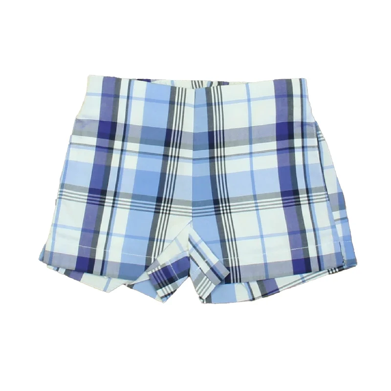 Classic Prep Girls Blue Plaid Shorts Size: 2-5T