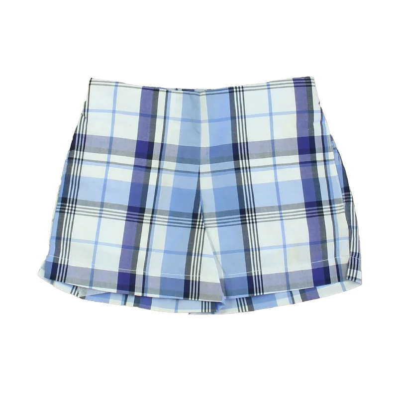 Classic Prep Girls Blue Plaid Shorts Size: 2-5T