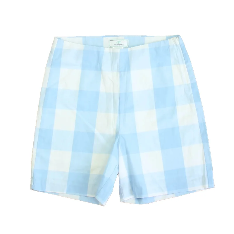 Classic Prep Girls Bluebell Check Shorts Size: 6-14 Years