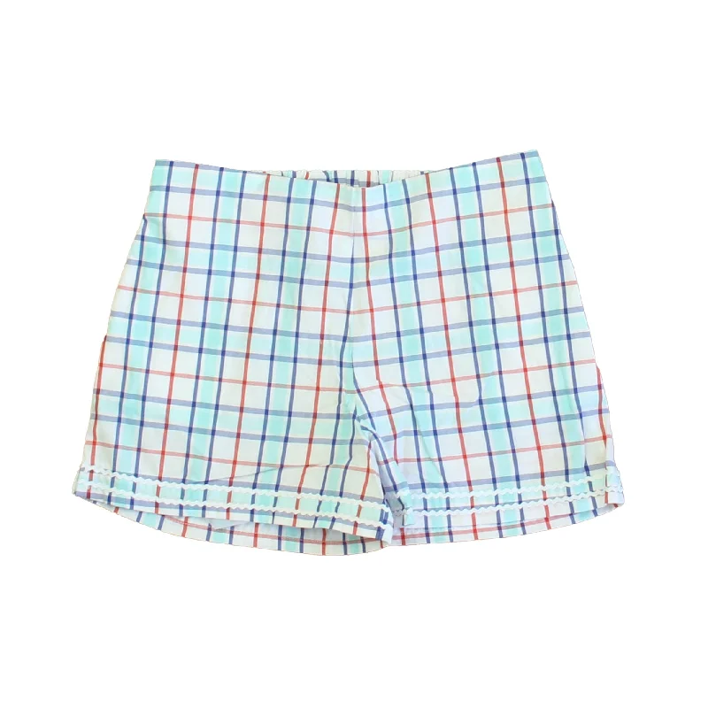 Classic Prep Girls Surf's Up Plaid Shorts Size: 6-14 Years