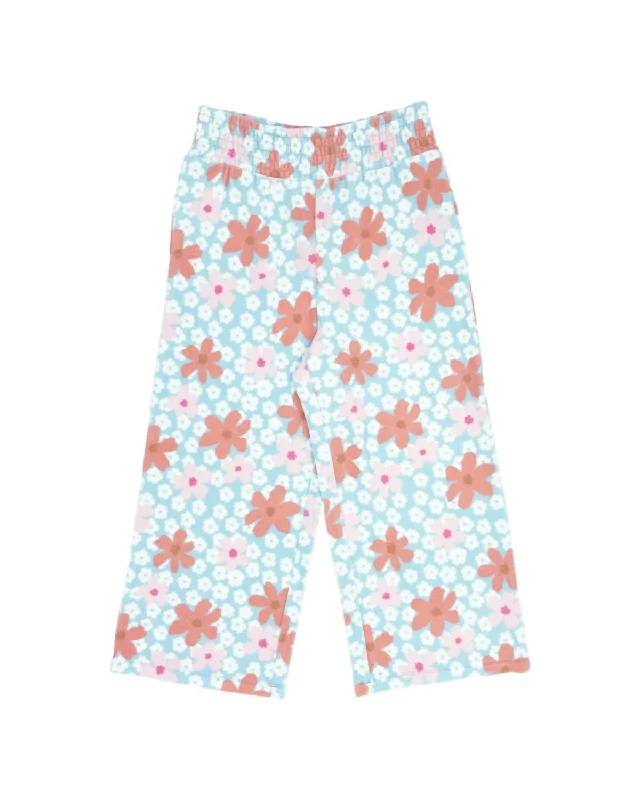 Girls Forever Hacci Pants In Blue