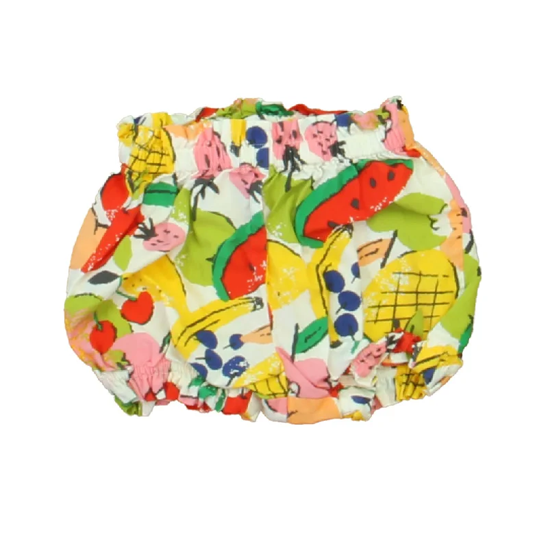 Hanna Andersson Girls White Fruit Shorts