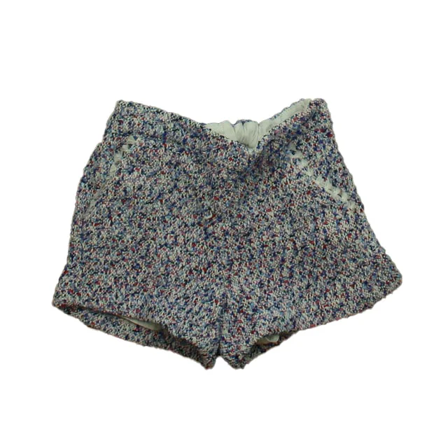 Janie and Jack Girls Blue Tweed Shorts