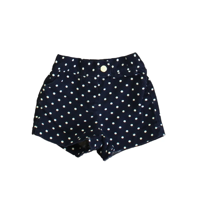 Janie and Jack Girls Navy | White Polka Dots Shorts