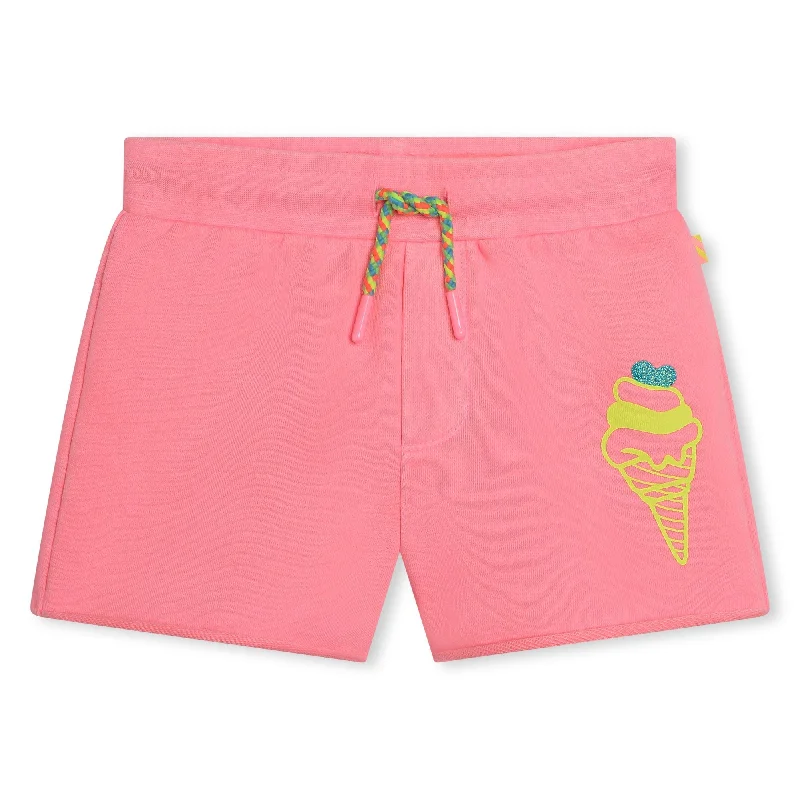 Pink Ice Cream Graphic Shorts