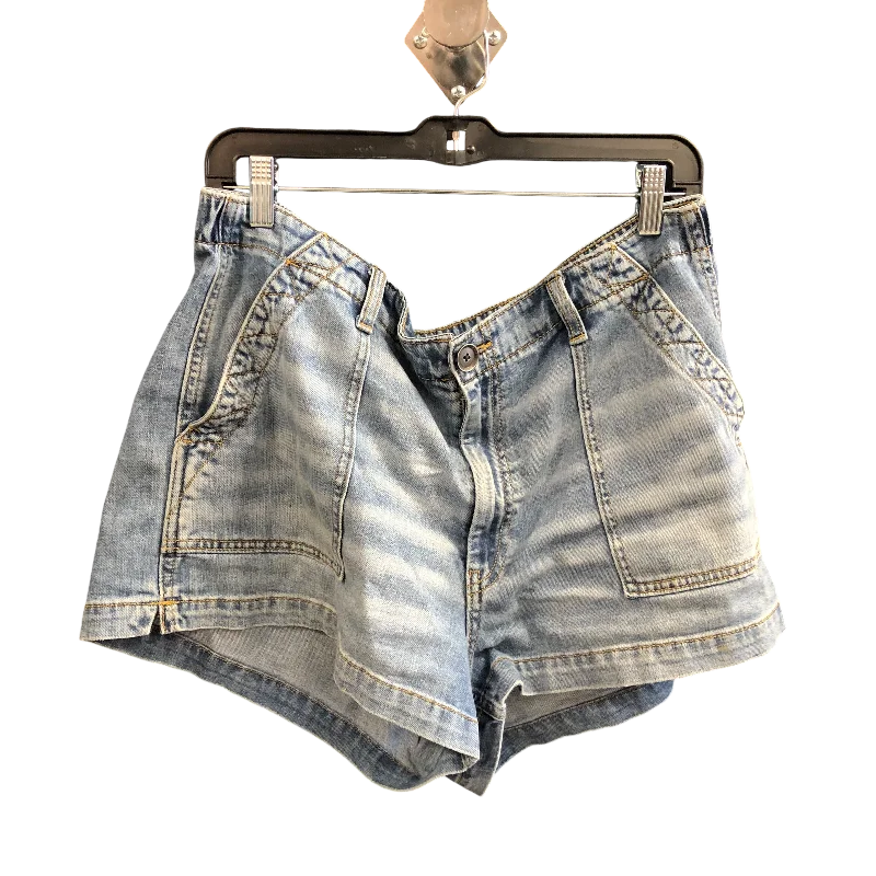 Shorts By Aerie In Blue Denim, Size: Xl