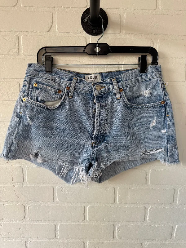 Shorts By Agolde In Blue Denim, Size: 6