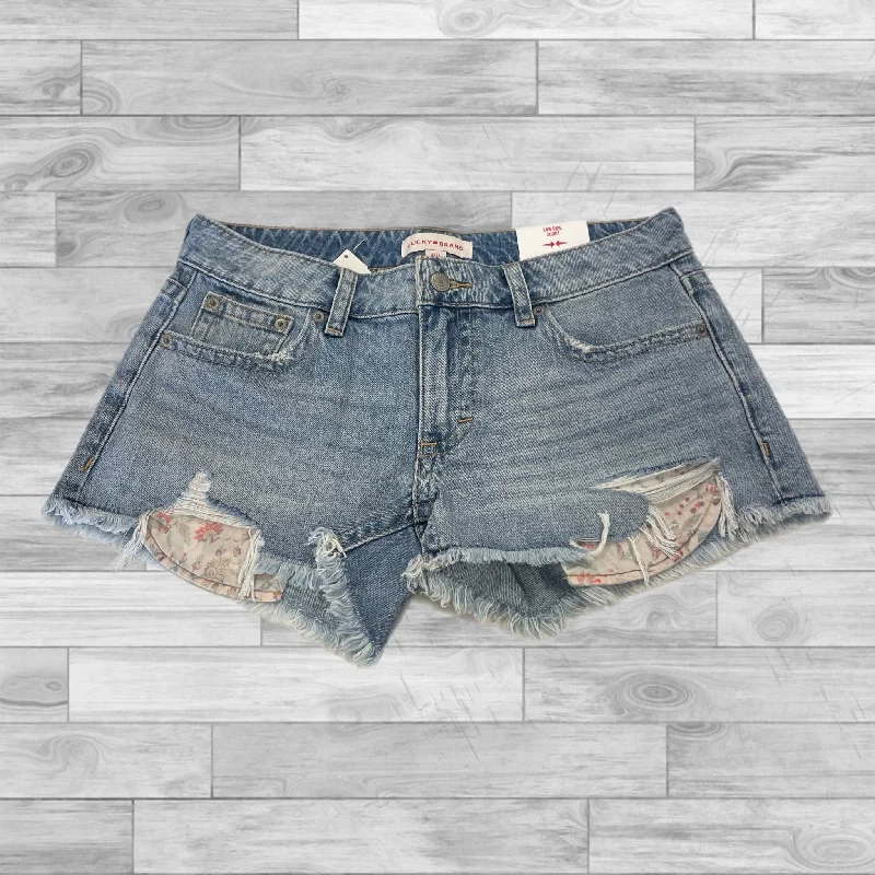 Shorts By Lucky Brand In Blue Denim, Size: 4