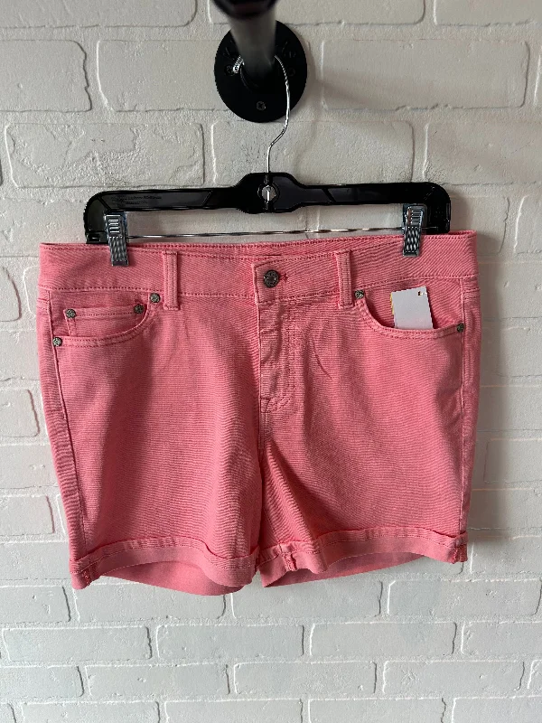 Shorts By Talbots In Pink Denim, Size: 10p