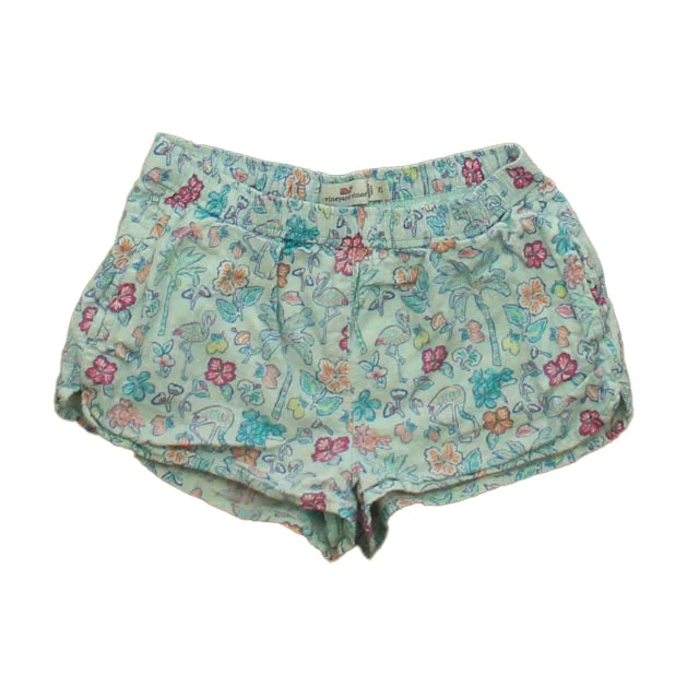 Vineyard Vines Girls Blue Floral Shorts