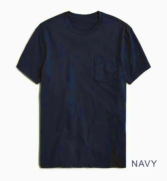 Fluffy Friends Navy - Adult Unisex Short Sleeve Bamboo Tee Shirt